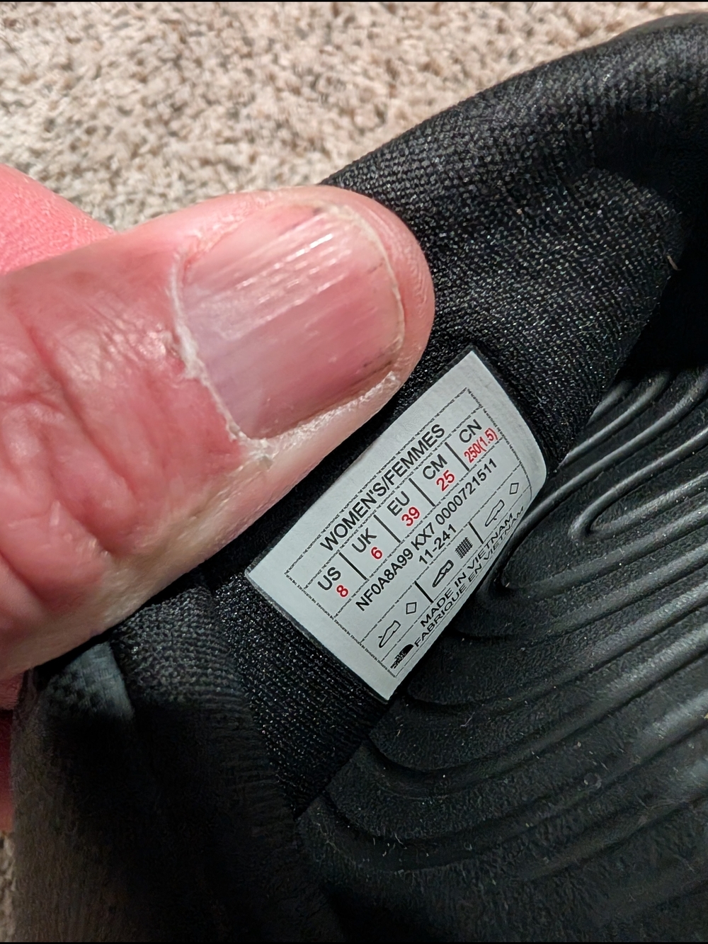 The North Face Never Stop Black Slide Sandals NWOT - Picture 4 of 4
